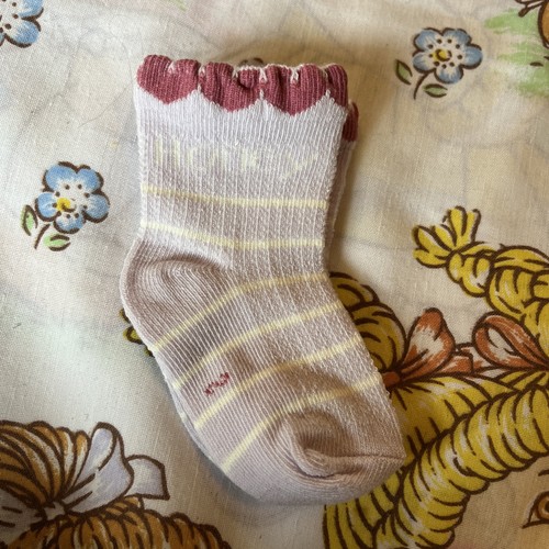Cute lavender frilly socks - frilly,