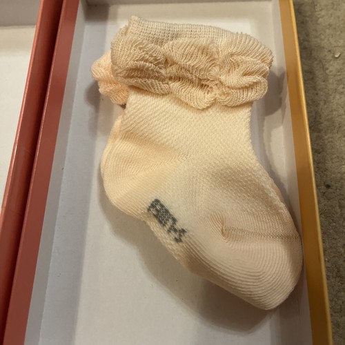 Cute frilly pale pink - , socks