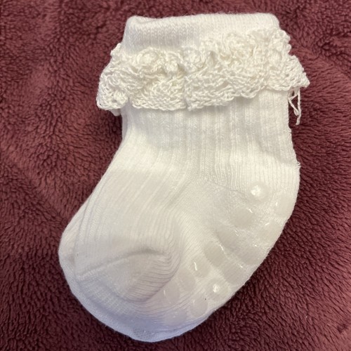 Cute white frilly socks - cute,