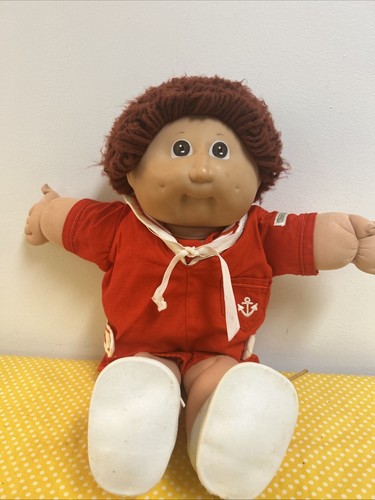 Vintage cabbage patch doll red - cabbage,