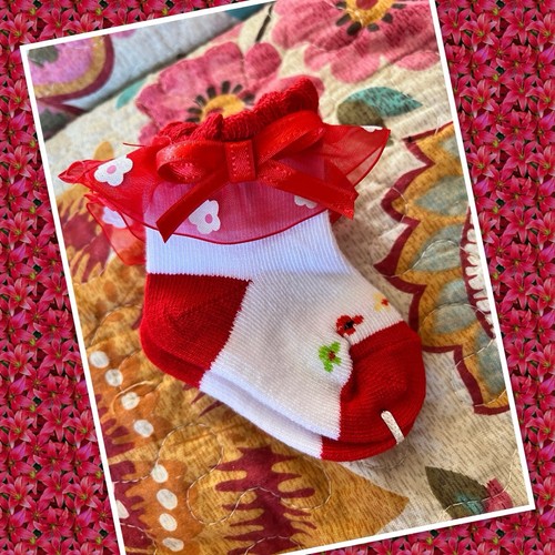 Frilly lace socks cabbage - lace,